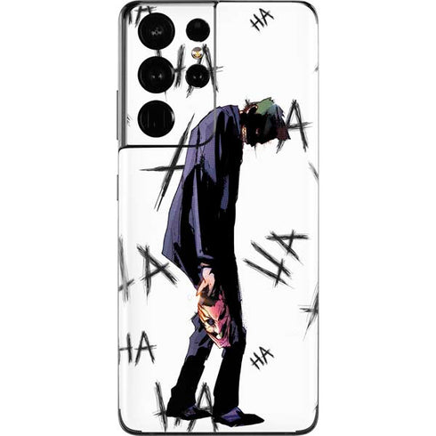 DC Comics The Joker HAHAHA Walking Galaxy S21 Ultra 5G Skin